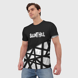 Футболка мужская Silent Hill геометрия, цвет: 3D-принт — фото 2