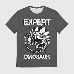 Футболка мужская Dinosaur expert, цвет: 3D-принт