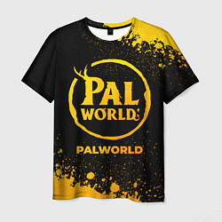 Футболка мужская Palworld - gold gradient, цвет: 3D-принт