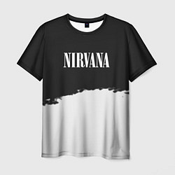 Футболка мужская Nirvana текстура, цвет: 3D-принт