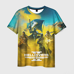 Футболка мужская Helldivers 2: Battle, цвет: 3D-принт