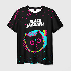 Футболка мужская Black Sabbath - rock star cat, цвет: 3D-принт