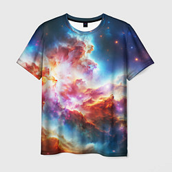 Футболка мужская The cosmic nebula, цвет: 3D-принт