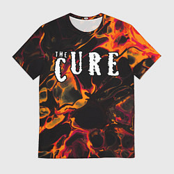 Футболка мужская The Cure red lava, цвет: 3D-принт