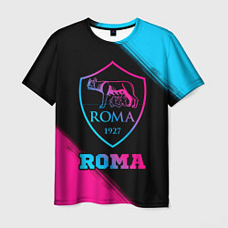 Футболка мужская Roma - neon gradient, цвет: 3D-принт