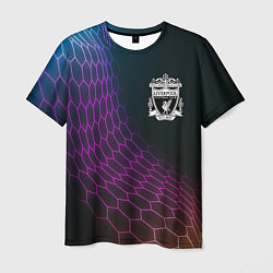 Футболка мужская Liverpool футбольная сетка, цвет: 3D-принт