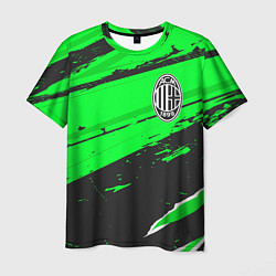 Футболка мужская AC Milan sport green, цвет: 3D-принт