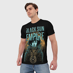 Футболка мужская Black sun empire - neurofunk, цвет: 3D-принт — фото 2