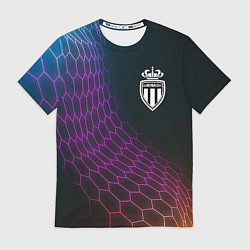 Футболка мужская Monaco футбольная сетка, цвет: 3D-принт