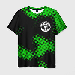 Футболка мужская Manchester United sport halftone, цвет: 3D-принт