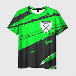 Футболка мужская West Ham sport green, цвет: 3D-принт