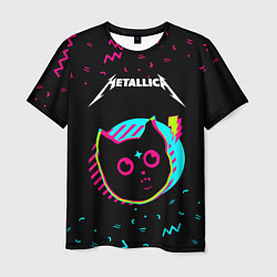 Футболка мужская Metallica - rock star cat, цвет: 3D-принт