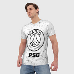 Футболка мужская PSG sport на светлом фоне, цвет: 3D-принт — фото 2