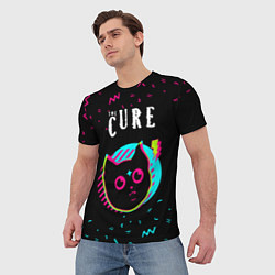 Футболка мужская The Cure - rock star cat, цвет: 3D-принт — фото 2
