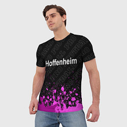 Футболка мужская Hoffenheim pro football посередине, цвет: 3D-принт — фото 2
