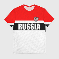 Футболка мужская Россия - униформа классическая с гербом, цвет: 3D-принт