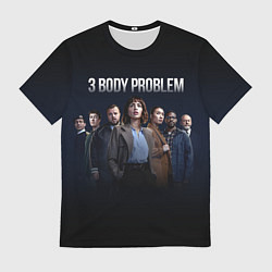 Футболка мужская Задача трёх тел - учёные, цвет: 3D-принт