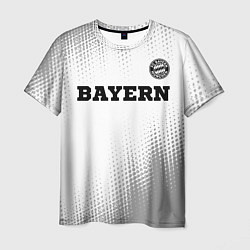 Футболка мужская Bayern sport на светлом фоне посередине, цвет: 3D-принт