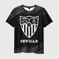 Футболка мужская Sevilla sport на темном фоне, цвет: 3D-принт