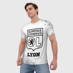 Футболка мужская Lyon sport на светлом фоне, цвет: 3D-принт — фото 2