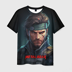 Футболка мужская Веном Снейк из игры Metal gear, цвет: 3D-принт