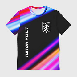 Футболка мужская Aston Villa speed game lights, цвет: 3D-принт