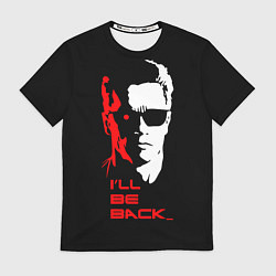 Футболка мужская Ill be back, цвет: 3D-принт