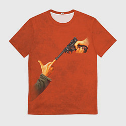 Футболка мужская Пистолет - Министерство неджентльменских дел, цвет: 3D-принт