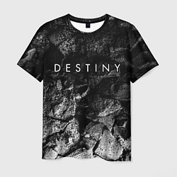 Футболка мужская Destiny black graphite, цвет: 3D-принт