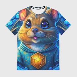 Футболка мужская Криптовалютный хомяк, цвет: 3D-принт