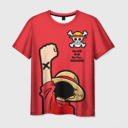 Футболка мужская One Piece - captain Monkey D Luffy, цвет: 3D-принт