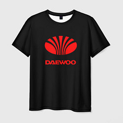 Футболка мужская Daewoo red logo, цвет: 3D-принт