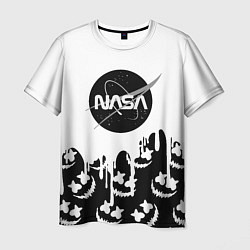 Футболка мужская Marshmello x Nasa, цвет: 3D-принт