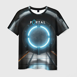 Футболка мужская Portal logo game, цвет: 3D-принт