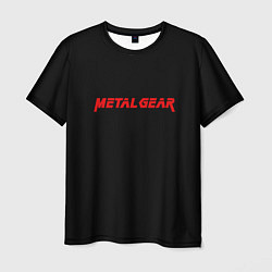 Футболка мужская Metal gear red logo, цвет: 3D-принт