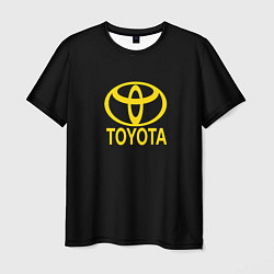 Футболка мужская Toyota yellow, цвет: 3D-принт