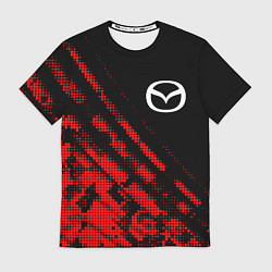 Футболка мужская Mazda sport grunge, цвет: 3D-принт