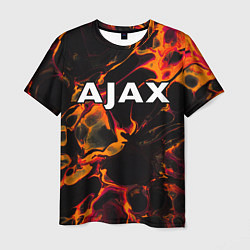 Футболка мужская Ajax red lava, цвет: 3D-принт