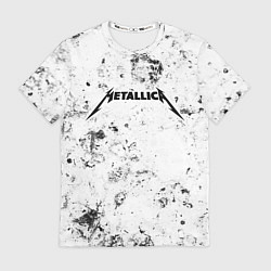 Футболка мужская Metallica dirty ice, цвет: 3D-принт