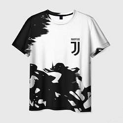 Футболка мужская Juventus smoke black fire, цвет: 3D-принт