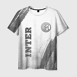 Футболка мужская Inter - white gradient вертикально, цвет: 3D-принт