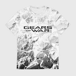 Футболка мужская Gears of War white graphite, цвет: 3D-принт