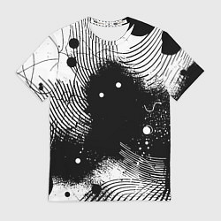 Футболка мужская Призрак застигнутый врасплох - нейроарт, цвет: 3D-принт