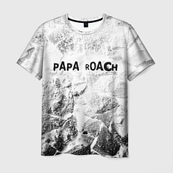 Футболка мужская Papa Roach white graphite, цвет: 3D-принт