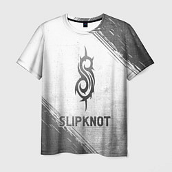 Футболка мужская Slipknot - white gradient, цвет: 3D-принт