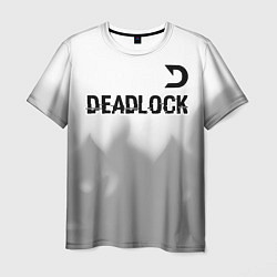 Футболка мужская Deadlock glitch на светлом фоне посередине, цвет: 3D-принт