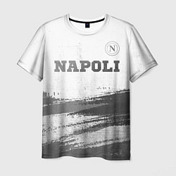 Футболка мужская Napoli - white gradient посередине, цвет: 3D-принт