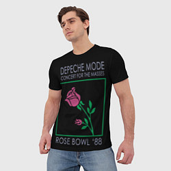Футболка мужская Depeche Mode - Rose Bowl, цвет: 3D-принт — фото 2