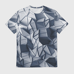 Футболка мужская Геометрические грани, цвет: 3D-принт