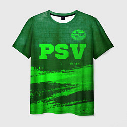 Футболка мужская PSV - green gradient посередине, цвет: 3D-принт